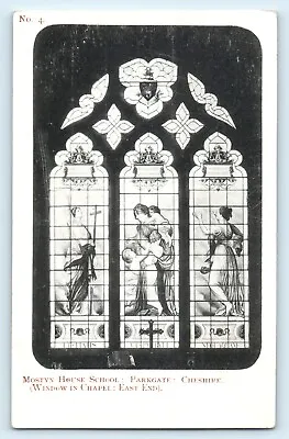 £2.49 • Buy Postcard Mostyn House School Parkgate Cheshire Stained Glass Window East End