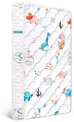 Premium Foam Crib & Toddler Mattress–Breathable ( Dinosaur Party  ) • $19.99