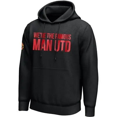 Official Manchester United Football Hoodie Mens Large Hooded Top Man Utd L • £25.46