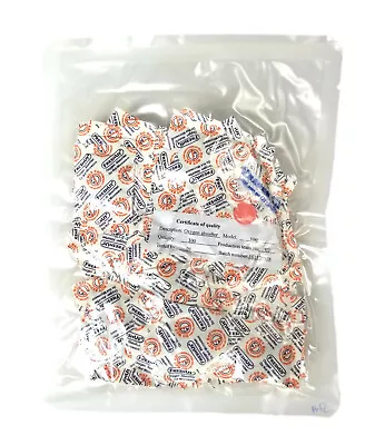 $24.99 • Buy 300 - 100CC OXYGEN ABSORBERS 1gal Mylar Bags  #10 Cans Long Term Food Storage 