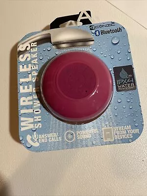 Aconic Waterproof Bluetooth Wireless Shower Speaker Pink New • $0.99