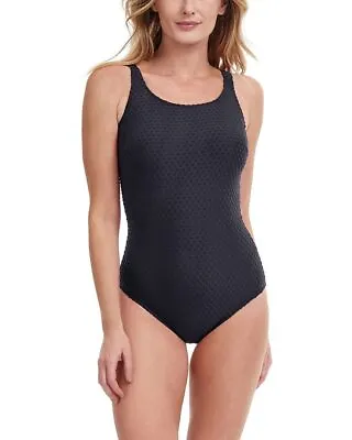 MSRP $118 Gottex Womens Standard Day Dream Mastectomy One Piece Black Size 10 • $39.59