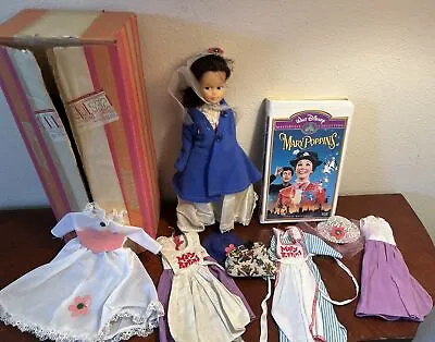 Vintage 1960s Horsman Mary Poppins Doll Original Clothing Box Outfits VHS • $60
