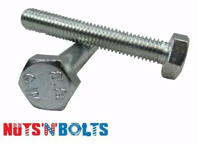 M7 & M8 Metric High Tensile Steel 8.8 Hex Head Zinc Bolts & Fully Threaded • £78.65