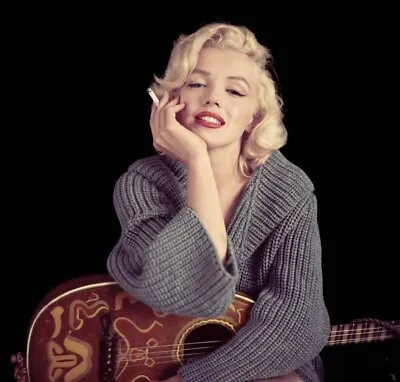 Marilyn Monroe - Smoking And Playing Guitar !!! • $2.22