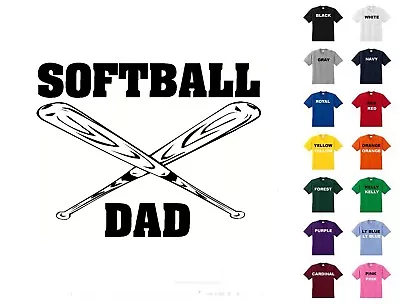 Softball Dad T-Shirt #302 - Free Shipping • $17