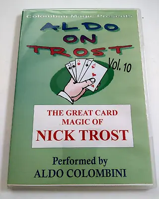 £6.99 • Buy ALDO ON TROST Vol 10 By Aldo Colombini & Nick Trost- Card Magic Trick DVD