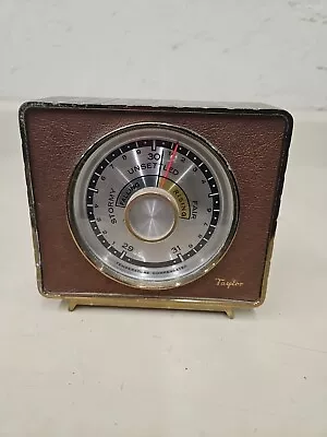 Vintage Taylor Temperature Compensated Brass Weather Forecast Barometer. GC8 • $35