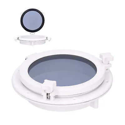 10in Round Portlight Porthole Tempered Glass Opening Window For Marine Boat UTE • $48.54