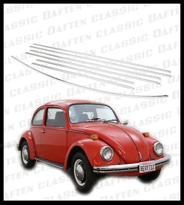 1968-72 VW Beetle 7pc Aluminum Trim Set Volkswagen Bug 111898111C • $90