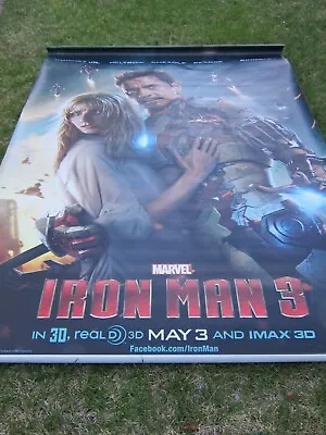 Marvel IRON-MAN 3 & MONSTERS UNIVERSITY 2013 Original 5X8' Movie Vinyl Banner • $299.99