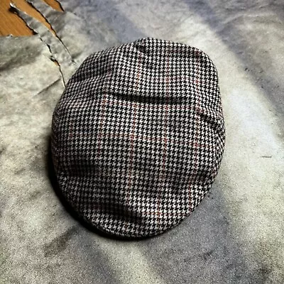 VTG Doria Gruppo Borsalino Newsboy Wool Tweed Cap Hat Made In Italy 58 7 1/4 • $39.99