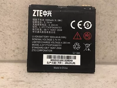 Original ZTE Warp N860 Battery Li3717T43P3h565751 • $21.85