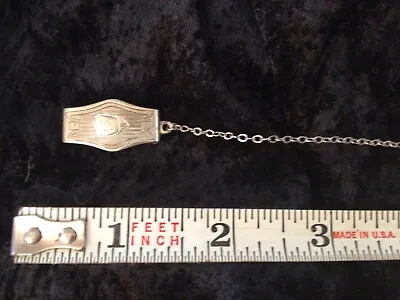 Antique Silver Tie Or Scarf Clip 1923 • £18.80