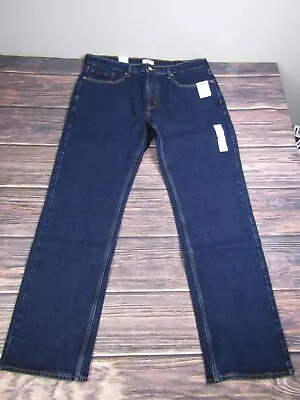 Denizen Levi's NEW NWT Mens 38x34 285 Relaxed Denim Jeans Dark Wash Blue • $19.99
