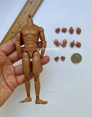 1/12 Scale Muscular Joint Flexible Male 6  Action Figure Body Doll MB102 • $19