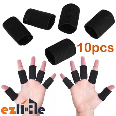 10x Finger Splint Thumb Support Protector Finger Sleeves Finger Brace Stabiliser • $7.99