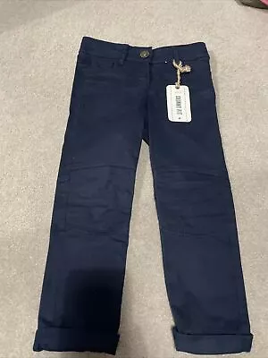 £8 • Buy BRAND NEW Girls Skinny Fit Navy Blue Chinos Trousers From Next Age 5 Years
