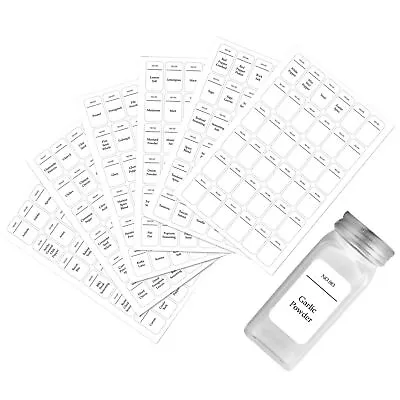 216PCS Spice Jar Labels Self-Adhesive Kitchen Storage Bottle Jar Stickers  • $10.79