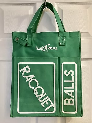 Vintage NEW 70/80’s High Skore Tennis Racket Racquet Tote Green Canvas Bag NOS • $29.90