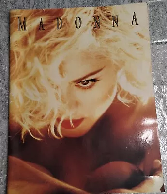 Madonna Concert Program Book From The Blond Ambition Tour 1990 • $40