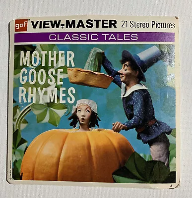 View-Master MOTHER GOOSE RHYMES B410 Reel Set + Booklet • $11.05