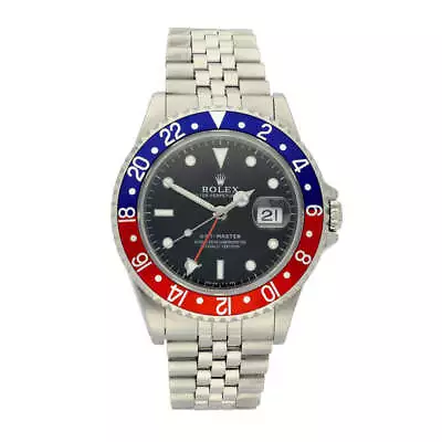 Pre-owned Rolex GMT Master II  Pepsi  40mm 16700 1991 Watch • £9750