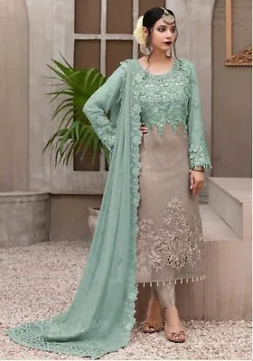 Salwar Kameez Suit Indian Bollywood Designer Wear Pakistani Party Wedding Dress • $43.99