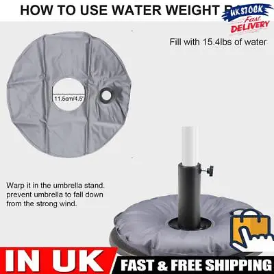 Water Filled Weight Bag - Cantilever Umbrella Base Weight Bags Foldable • £6.59