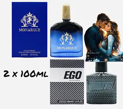 2 X Men’s Perfume Eau De Toilette Spray Gift Pack Men’s Fragrance Set 100ml • £18.99