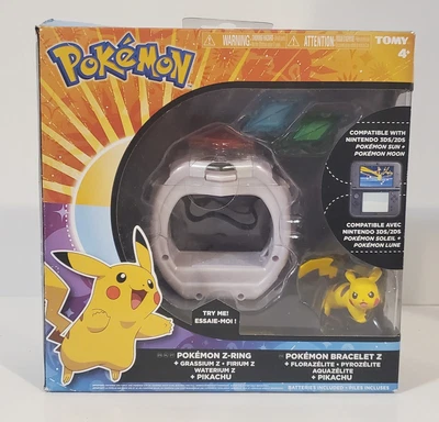 $45 • Buy Tomy Pokémon Pokemon Z-Ring Bracelet Pikachu Set Nintendo 3DS 2DS Sun Moon New