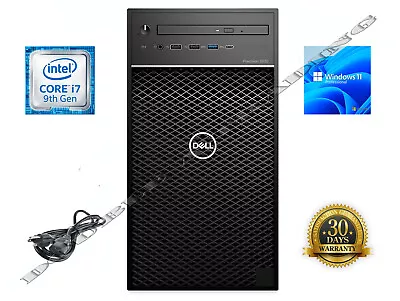 Dell Precision 3630 8-Core I7-9700 + Up To 128GB RAM & 2TB SSD & 6TB HD &Win11P • $480