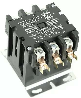 YC-CN-42-503-2 50A 600V 3P DP Contactor 120V Coil Fits Siemens Furnas 42DF35AF • $79