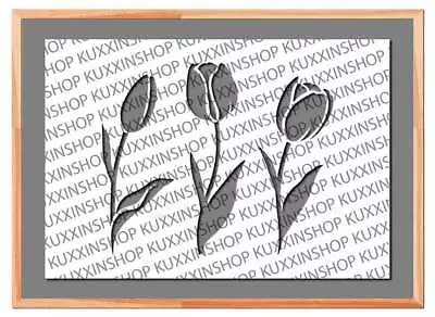 £4.75 • Buy Tulip Flowers Set A5 A4 A3 Mylar Reusable Stencil Airbrush Art Paint #39A