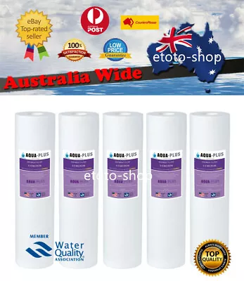 $26 • Buy 5 X Poly Spun Dirt Sediment Water Filter Cartridges - 0.5 Micron 10“ X 2.5”