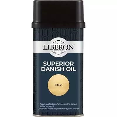 Liberon Superior Danish Oil With UV Filter | Pure High Quality Tung Oil • £58.95