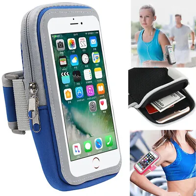 Sports Armband Phone Holder Running Jogging Gym Arm Band Key Case Pouch  Bag NEW • $6.85