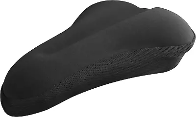 Bike Seat Cover - Extra Soft Memory Foam Bicycle Saddle Cushion For Stationary B • $17.99