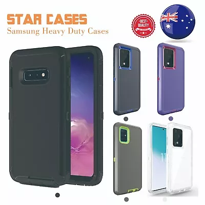 Heavy Duty Shockproof Hard Case Cover For Samsung S24 S23 S22Ultra S21Plus S10S9 • $14.99