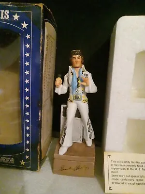 1977 McCormick ELVIS PRESLEY Bourbon  Porcelain Decanter Empty W/ Original BOX • $89