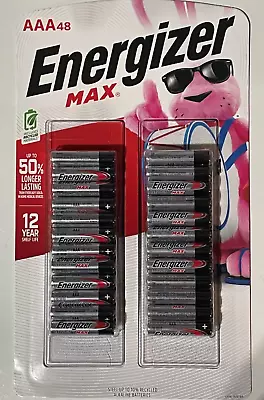 Energizer E92DP2-24 Alkaline Batteries AAA - 48 Pieces • $22.91