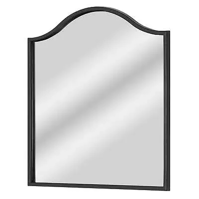 Traditional Framed Glass Arch Mirror Black • $30.60