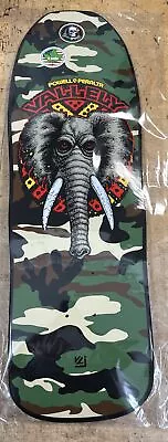 MIKE VALLELY Camo ELEPHANT Powell Peralta SKATEBOARD DECK Old School Reissue • $85