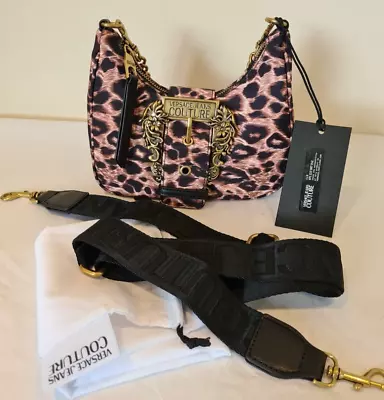 Versace Jeans Couture Animal Print Buckle Shoulder Bag Brand New With Tags • £149.99