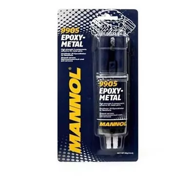 9905 MANNOL Epoxy Metal Aluminium Stainless Steel Bond Glue Fix Repairs 30g • £7.57