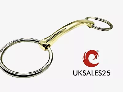 Loose Ring Straight Bar Mullen Mouth Snaffle Bit (UKSALES25®)*SAME DAY DISPATCH* • $27.78