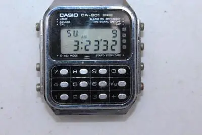 Vintage Casio CA-901 LCD Game  Wristwatch Runs  No Reserve • $99.95