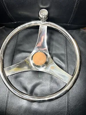 New Stainless Steel Marine Steering Wheel • $29.99