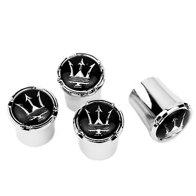 Maserati Chrome Valve Stem Caps - • $14.99