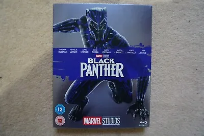 Blu-ray  Marvel Black Panther With New Sleeve     Brand New Sealed Uk Stock • £10.78